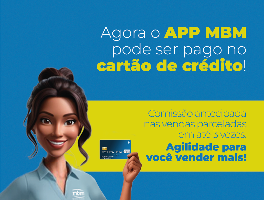 Novidade MBM: APP no cartão de crédito!